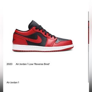 Air Jordan 1 Low Reverse Bred